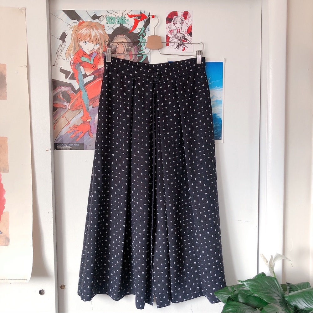 Vintage Retro 90’s Patterned Maxi Button Down Skirt